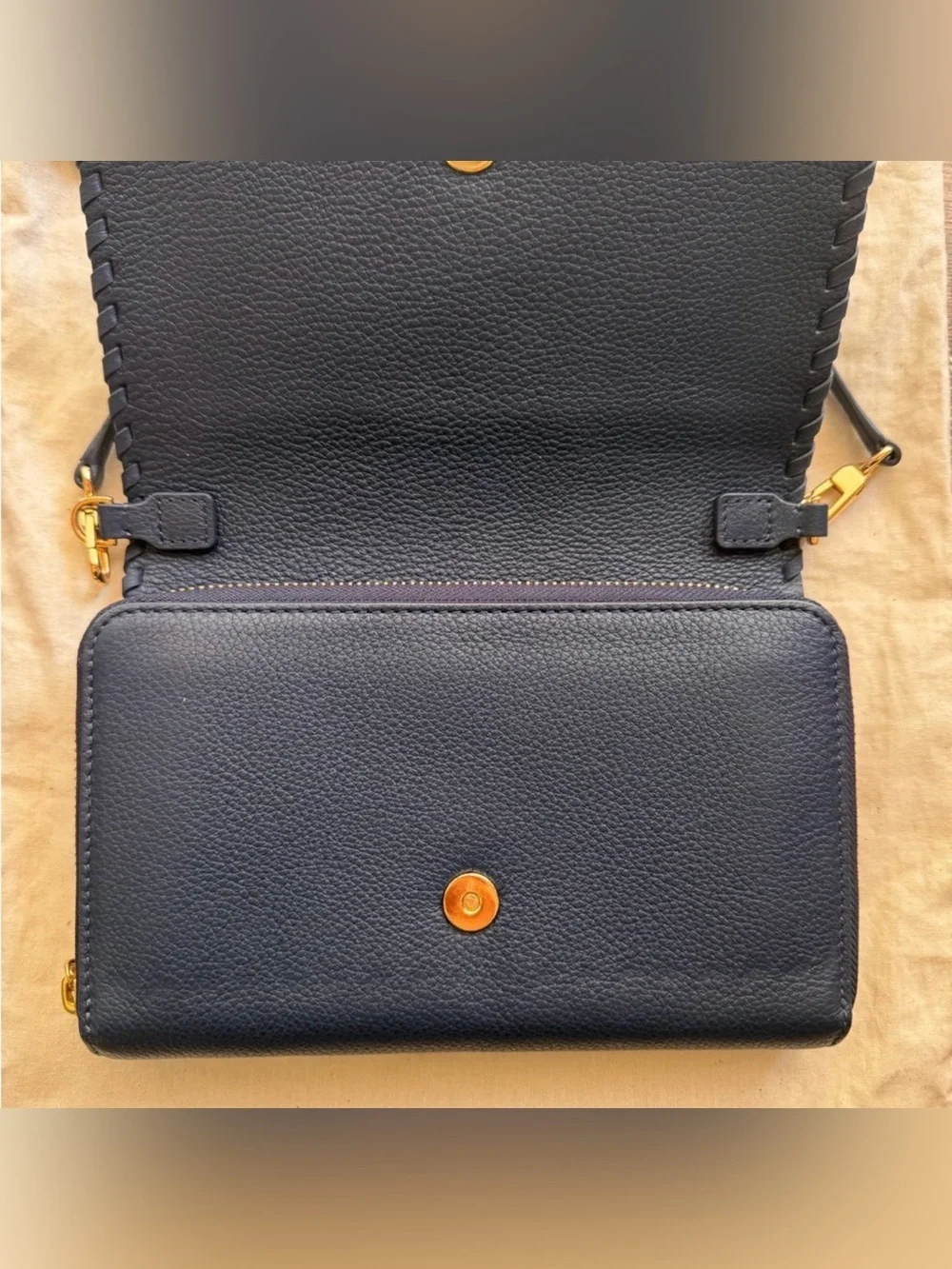 Tory Burch Marion Flat Shoulder Bag WOC